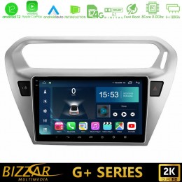 Bizzar g+ Series Citroën c-Elysée / Peugeot 301 8core Android12 6+128gb Navigation Multimedia Tablet 9 u-g-Ct0070
