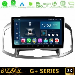 Bizzar g+ Series Chevrolet Captiva 2012-2016 8core Android12 6+128gb Navigation Multimedia Tablet 9 u-g-Cv0703