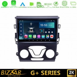 Bizzar g+ Series Ford Mondeo 2014-2017 8core Android12 6+128gb Navigation Multimedia Tablet 9 u-g-Fd0106