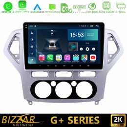 Bizzar g+ Series Ford Mondeo 2007-2010 Manual a/c 8core Android12 6+128gb Navigation Multimedia Tablet 10 u-g-Fd0919