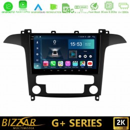Bizzar g+ Series Ford s-max 2006-2012 8core Android12 6+128gb Navigation Multimedia Tablet 9 u-g-Fd409