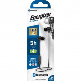 Bluetooth Earphones Energizer CIBT20BK2 V 5.0 Διάρκεια Μπαταρίας 5  Ώρες και Πλήκτρα Ελέγχου Μαύρα