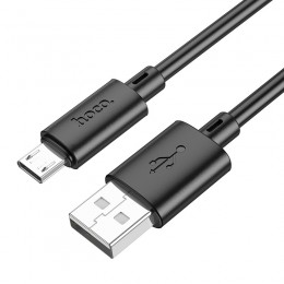 Καλώδιο σύνδεσης Hoco X88 USB σε Micro USB 2.4A 1m Μαύρο