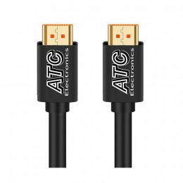 ATC HDMI 2.0 Cable HDMI male - HDMI male 3m Μαύρο 02.001.0072