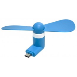 Micro USB Mini Fan Ancus Μπλέ
