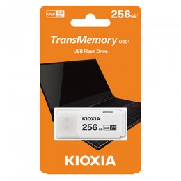 KIOXIA USB 3.2 FLASH STICK 256GB HAYABUSA WHITE U301