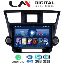 LM Digital - LM ZL4089 GPS Οθόνη OEM Multimedia Αυτοκινήτου για Toyota Highlander 2008 > 2015 (BT/GPS/WIFI/GPRS)