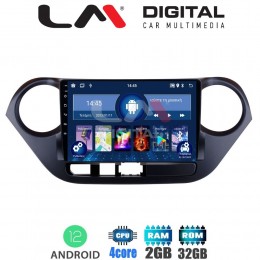 LM Digital - LM ZL4406 GPS Οθόνη OEM Multimedia Αυτοκινήτου για Hyundai i10 2014> (BT/GPS/WIFI)