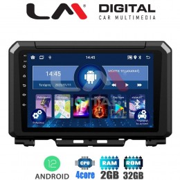 LM Digital - LM ZL4570 GPS Οθόνη OEM Multimedia Αυτοκινήτου για SUZUKI JIMNY 2018> (BT/GPS/WIFI)