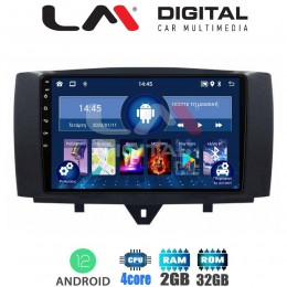 LM Digital - LM ZL4587 GPS Οθόνη OEM Multimedia Αυτοκινήτου για SMART ForTwo 2011> 2015 (BT/GPS/WIFI)