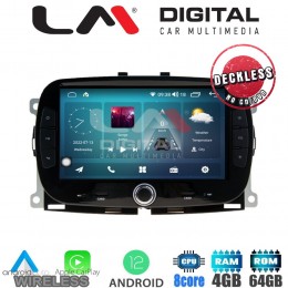LM Digital - LM C8198 GPS Οθόνη OEM Multimedia Αυτοκινήτου για Fiat 500 2018 (CarPlay/AndroidAuto/BT/GPS/WIFI/GPRS)