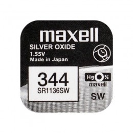 Buttoncell Mini Silver Maxell 344/SR42SW/SR1136SW Τεμ. 1