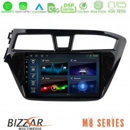 Bizzar m8 Series Hyundai i20 2014-2018 8core Android12 4+32gb Navigation Multimedia Tablet 9 u-m8-Hy1143