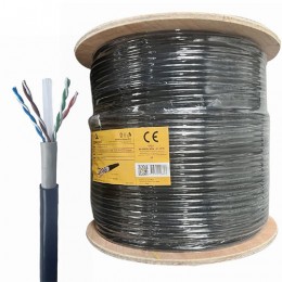 CABLEXPERT CAT6 UTP LAN OUTDOOR CABLE SOLID 305M BLACK