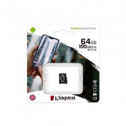 Κάρτα Μνήμης Kingston Canvas Select Plus MicroSDHC Class 10 64GB