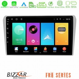 Bizzar fr8 Series Toyota Avensis t25 02/2003 – 2008 8core Android12 2+32gb Navigation Multimedia Tablet 9 u-fr8-Ty412n