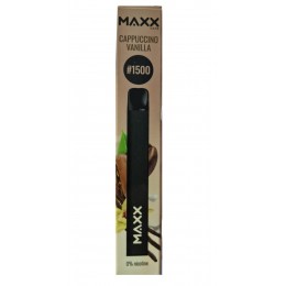 Maxx Vape 1500 Ηλεκτρονικό τσιγάρο μιας χρήσης Cappuccino Vanilla 3.4ml 0mg