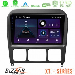 Bizzar xt Series Mercedes s Class 1999-2004 (W220) 4core Android12 2+32gb Navigation Multimedia Tablet 9″ u-xt-Mb0765b