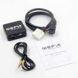 Wefatech  Interface Aux/Usb για εργοστασιακές πηγές Suzuki 14pin / Fiat Sedici / Opel Agila A   WF.605.SUZUKI14