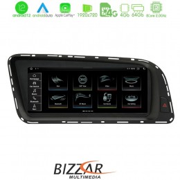 Bizzar oem Audi q5 2008-2015 8.8 Android12 8core 4+64gb Navigation Multimedia Station u-mr-Au26q5l