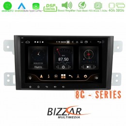 Bizzar oem Suzuki Grand Vitara 2005-2015 8core Android12 4+32gb Navigation Multimedia 8inch u-px5-Sz12