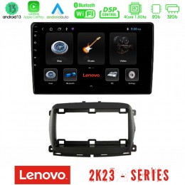 Lenovo car pad Fiat 500 2016> 4core Android 13 2+32gb Navigation Multimedia Tablet 9 u-len-Ft1150