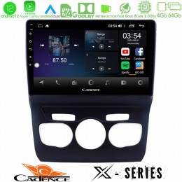 Cadence x Series Citroen c4l 8core Android12 4+64gb Navigation Multimedia Tablet 10 u-x-Ct0131