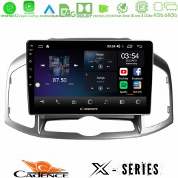 Cadence x Series Chevrolet Captiva 2012-2016 8core Android12 4+64gb Navigation Multimedia Tablet 9 u-x-Cv0703