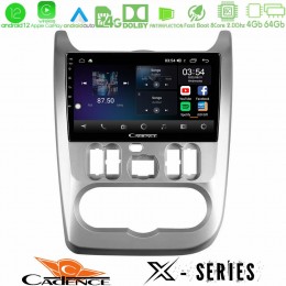 Cadence x Series Dacia Duster/sandero/logan 8core Android12 4+64gb Navigation Multimedia Tablet 9 u-x-Dc0766