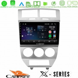 Cadence x Series Dodge Caliber 2006-2011 8core Android12 4+64gb Navigation Multimedia Tablet 10 u-x-Dg0707