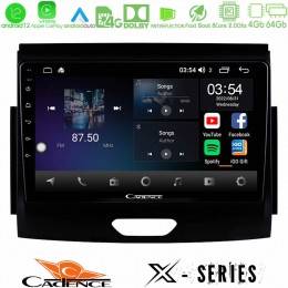 Cadence x Series Ford Ranger 2017-2022 8core Android12 4+64gb Navigation Multimedia Tablet 9 u-x-Fd0496