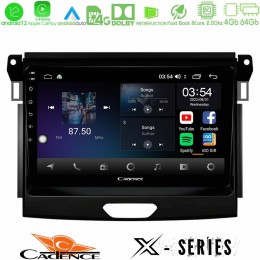 Cadence x Series Ford Ranger 2017-2022 8core Android12 4+64gb Navigation Multimedia Tablet 9 u-x-Fd0617