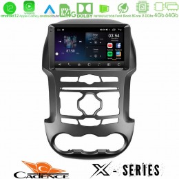 Cadence x Series Ford Ranger 2012-2016 8core Android12 4+64gb Navigation Multimedia Tablet 9 u-x-Fd0902
