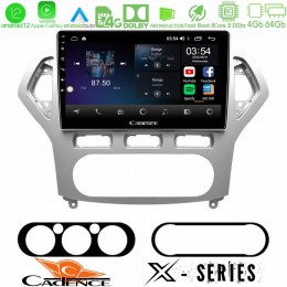 Cadence x Series Ford Mondeo 2007-2010 Auto a/c 8core Android12 4+64gb Navigation Multimedia Tablet 9 u-x-Fd0919a