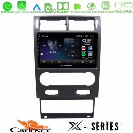 Cadence x Series Ford Mondeo 2004-2007 8core Android12 4+64gb Navigation Multimedia Tablet 9 u-x-Fd1064