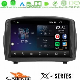 Cadence x Series Ford Fiesta 2008-2012 8core Android12 4+64gb Navigation Multimedia Tablet 9 (Oem Style) u-x-Fd1451
