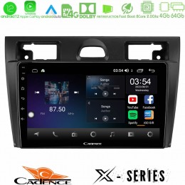 Cadence x Series Ford Fiesta 2006-2008 8core Android12 4+64gb Navigation Multimedia Tablet 9 u-x-Fd990