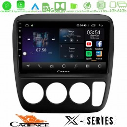 Cadence x Series Honda crv 1997-2001 8core Android12 4+64gb Navigation Multimedia Tablet 9 u-x-Hd0935