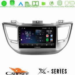 Cadence x Series Hyundai Tucson 2015-2018 8core Android12 4+64gb Navigation Multimedia Tablet 9 u-x-Hy0068