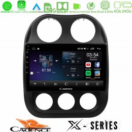 Cadence x Series Jeep Compass 2012-2016 8core Android12 4+64gb Navigation Multimedia Tablet 9 u-x-Jp0076