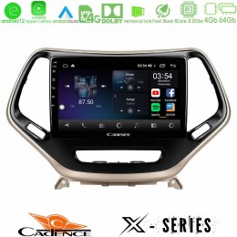 Cadence x Series Jeep Cherokee 2014-2019 8core Android12 4+64gb Navigation Multimedia Tablet 9 u-x-Jp0077