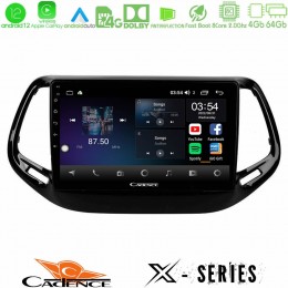 Cadence x Series Jeep Compass 2017> 8core Android12 4+64gb Navigation Multimedia Tablet 10 u-x-Jp0143