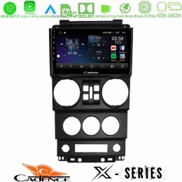Cadence x Series Jeep Wrangler 2008-2010 8core Android12 4+64gb Navigation Multimedia Tablet 9 u-x-Jp023n