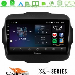Cadence x Series Jeep Renegade 2015-2019 8core Android12 4+64gb Navigation Multimedia Tablet 9 u-x-Jp134