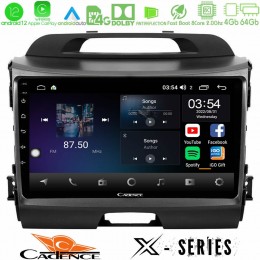 Cadence x Series kia Sportage 8core Android12 4+64gb Navigation Multimedia Tablet 9 u-x-Ki0034