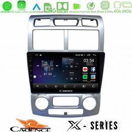 Cadence x Series kia Sportage 2005-2008 8core Android12 4+64gb Navigation Multimedia Tablet 9″ u-x-Ki1044
