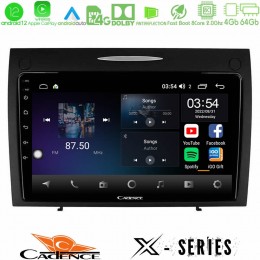 Cadence x Series Mercedes slk Class 8core Android12 4+64gb Navigation Multimedia Tablet 9 u-x-Mb0804