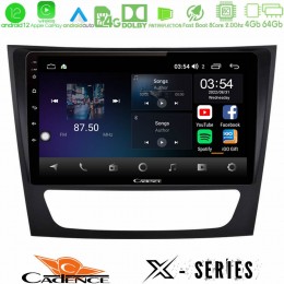 Cadence x Series Mercedes e Class / cls Class 8core Android12 4+64gb Navigation Multimedia 9 u-x-Mb0760