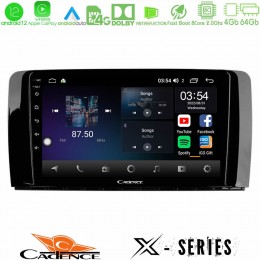 Cadence x Series Mercedes r Class 8core Android12 4+64gb Navigation Multimedia Tablet 9 u-x-Mb0781