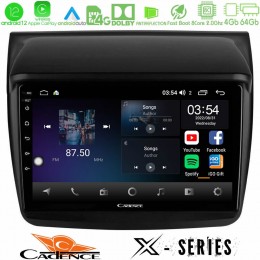 Cadence x Series Mitsubishi L200 8core Android12 4+64gb Navigation Multimedia Tablet 9 u-x-Mt0314